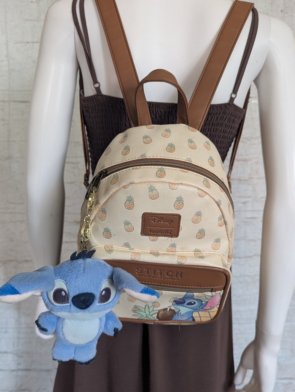 Loungefly Disney Lilo & Stitch Pineapple Mini Backpack - Picture 10 of 10